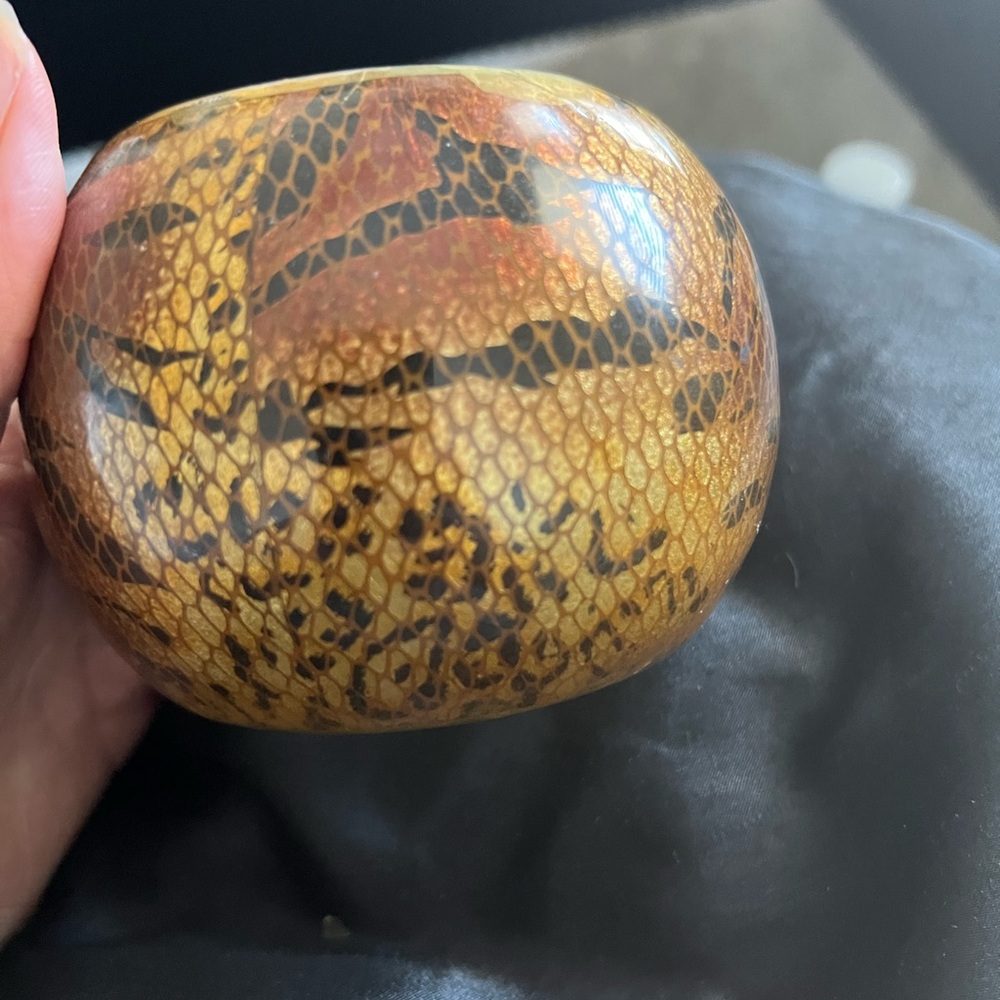 Large Animal Print Bangle